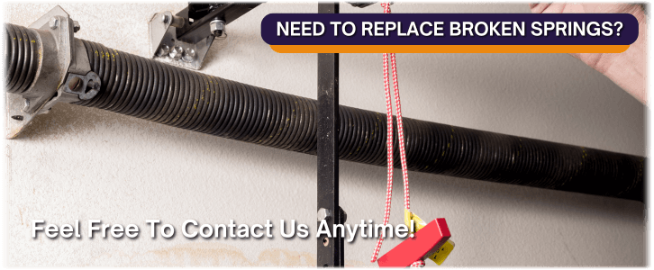 Broken Garage Door Spring Southampton NY
